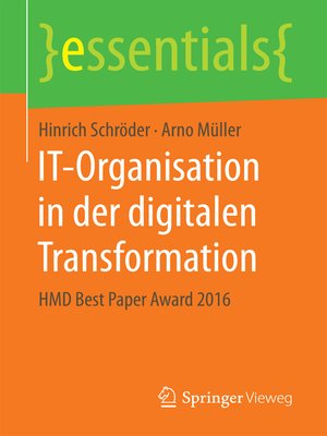 cover image of IT-Organisation in der digitalen Transformation